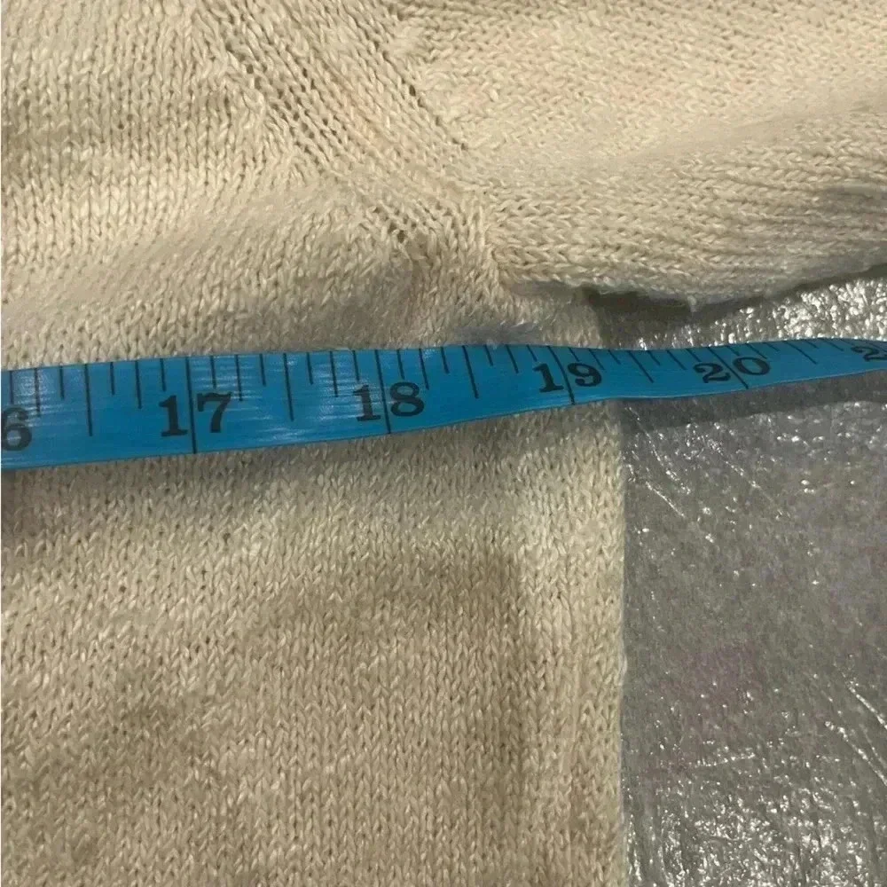 [XL]Banana Republic Linen Blend Short  Sleeve cardigan sweater pockets - Picture 3 of 5